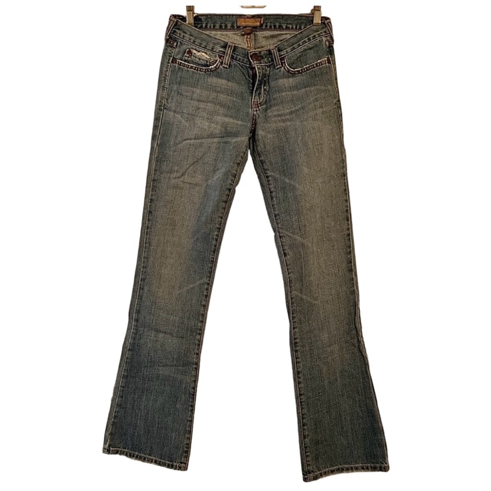 Y2K Abercrombie & Fitch Women's Straight Leg Jeans - Faded Blue Wash